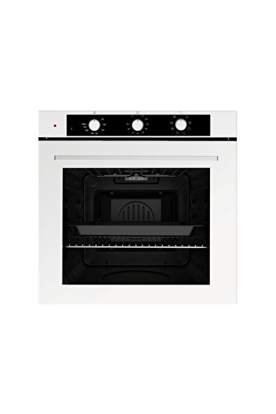 Luxell Optimum Ankastre Fırın Beyaz Cam 6+1 Fonksiyon 3 Düğme Izgara – A68-SF3