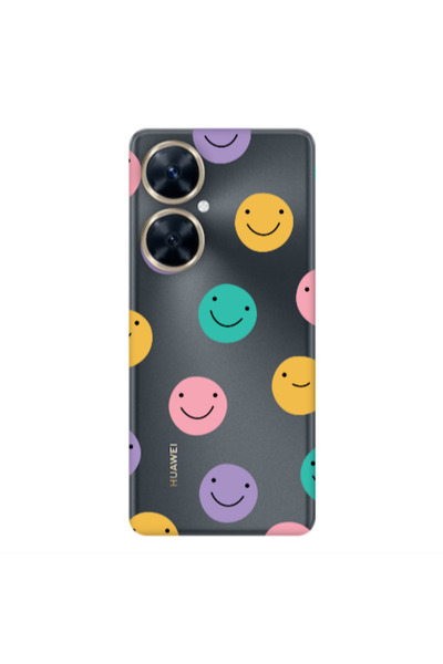 Other Huawei Nova 11i Colorful smiles Transparent Silicone TPU Θήκη