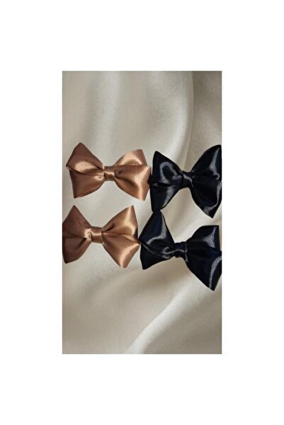 Luna Top Bottom Set of 4 hair clips with bow