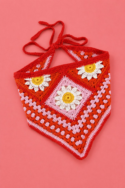 Little Wow! Things Candy & Dream Bloom Papatya Motifli El Örgüsü Yazlık Çok A...