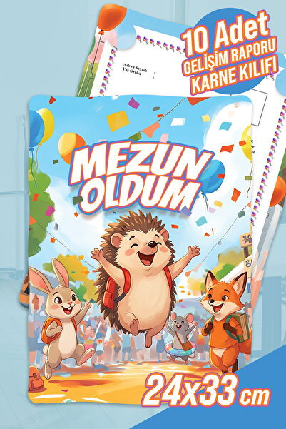 colortouch Diplomirani jež i prijatelji A4 omot za izveštaj o razvoju u osnov...
