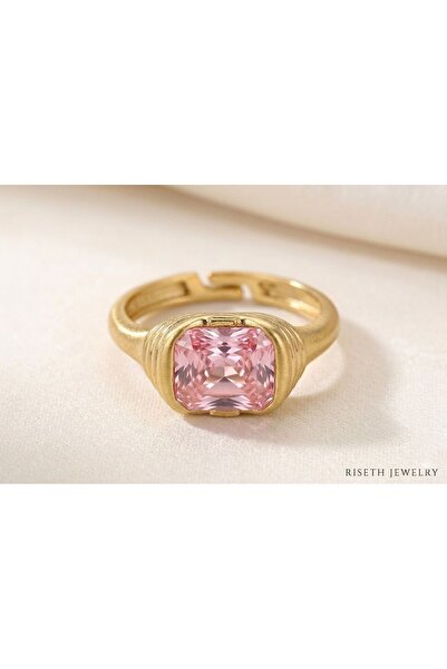Riseth Jewelry Pink Stone Ring