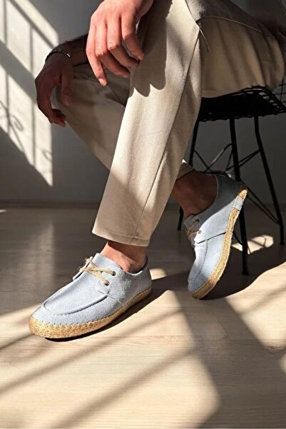 Zerenyus ZRK-T36 Premium plave klasične muške espadrile
