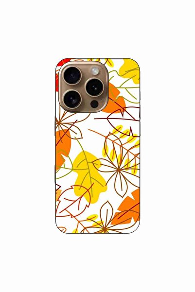 OEM Case compatible with Apple iPhone 16 Pro Silicone Gel Tpu Pattern Autumn ...