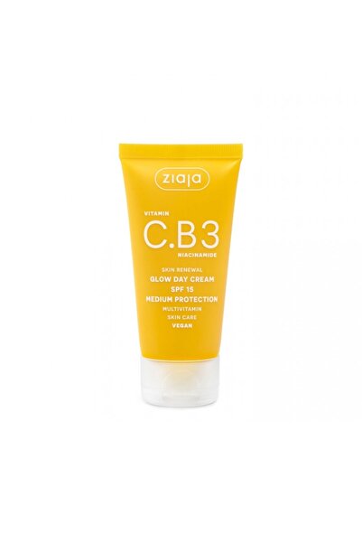 Ziaja Crema hidratanta de fata cu SPF 15 Vitamin C.B3 Niacinamide, 50 ml,