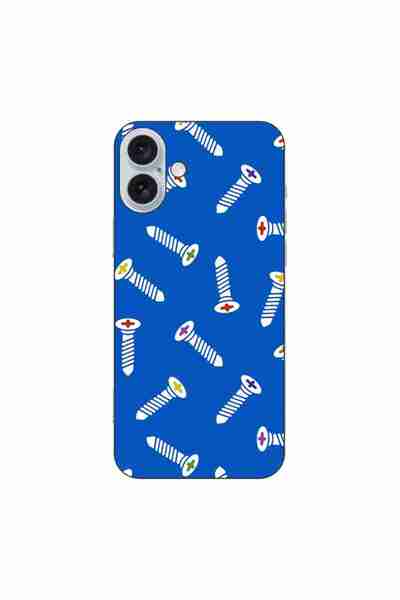 OEM Θήκη συμβατή με Apple iPhone 16 Plus, από σιλικόνη gel TPU, με σχέδιο βιδών.
