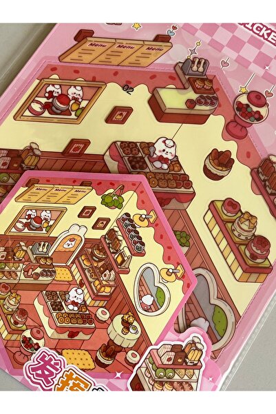 By Ayşegül 3D STİCKER SCENE SET