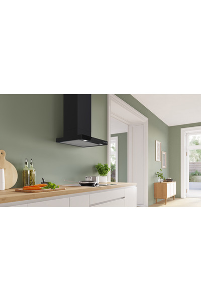 Bosch Hotă decorativă de perete 60 cm Negru mat DWB67DN60