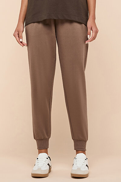 R&B Solid Joggers with Drawstring Waist