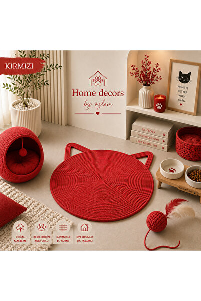 home decors by özlem Cat Dog Mat Cat Doormat Food Mat Handmade Food Mat Cat a...