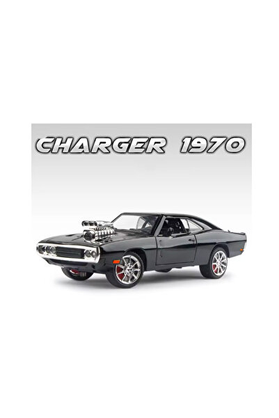 PlayFun Mașinuță Metal Die-Cast Dodge 1:24 Lumini LED Sunete Portiere Mobile ...