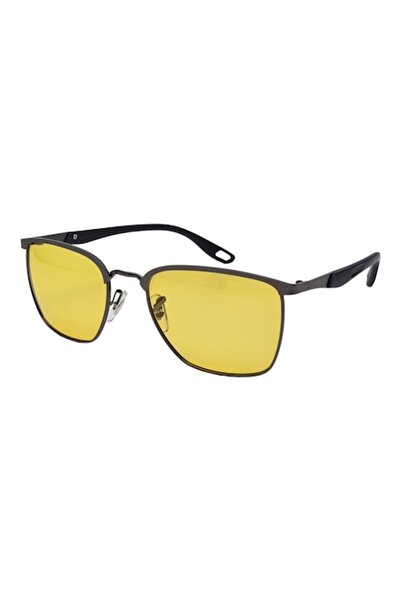 Tia Accesorii Polarized Sunglasses, For Drivers, yellow lens, PD1808C3, metal...