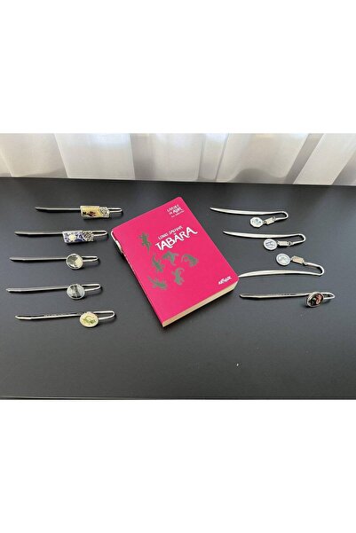 OEM Semn Carte Metal Motiv Chinezesc (Set 10 buc)
