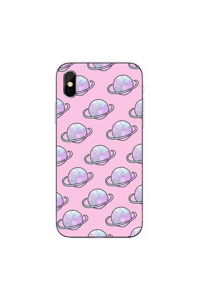 OEM Θήκη συμβατή με Apple iPhone XS από σιλικόνη gel TPU, μοντέλο Saturn Dreams