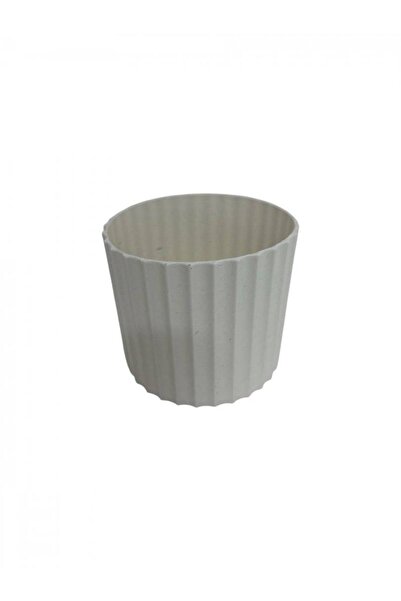 OEM Plastic Pot Cylindrical Shape 7.5x8 cm