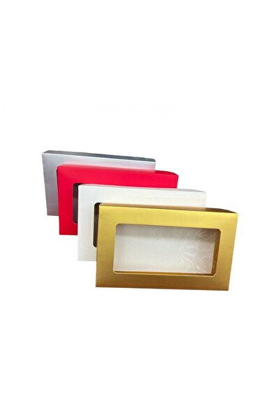 OEM Cutie Carton Alba Cu Fereastra Acetofan 25x15x4cm 12/Set Alb