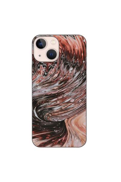 OEM Калъф, съвместим с Apple iPhone 13 Mini, силиконов гел TPU модел Copper S...