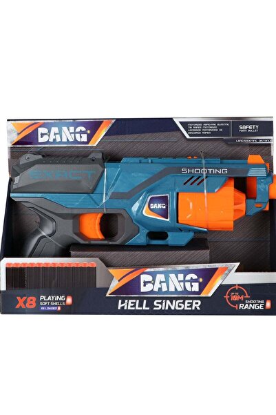 Bang - Hell Singer Toy Gun with 8 Bullets, Manual Firing, Long Range Shooting...