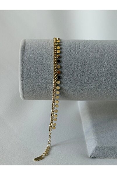 Emine seker jewelry Kadın Minik Pullu Gold Kararmaz Antialerjenik Ayarlanabil...