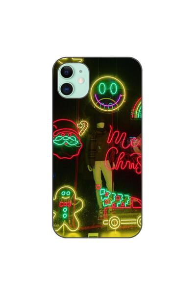 OEM Husa compatibila cu Apple iPhone 11 Silicon Gel Tpu Model Craciun Vitrina...