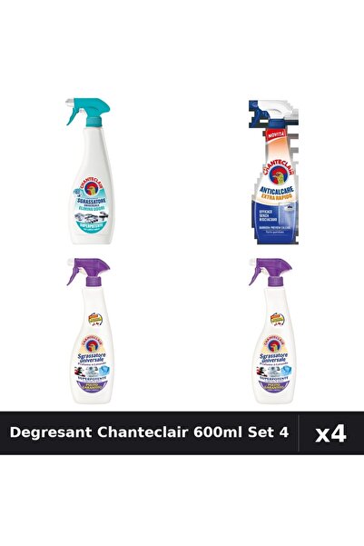 Chanteclair Set 4 Degresant Universal 600ml - Anti-Miros, Lavanda, Mosc Alb