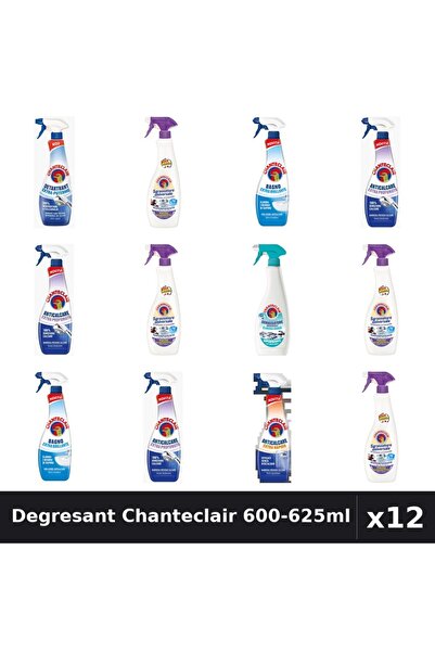 Chanteclair Set 12 Degresant Universal 600-625ml - Lavanda, Mosc, Anticalcar ...
