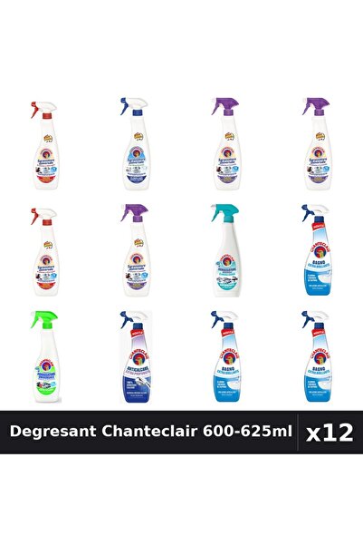 Chanteclair Set 12 Degresant Universal 600-625ml - 8 Arome, Anticalcar - Cura...