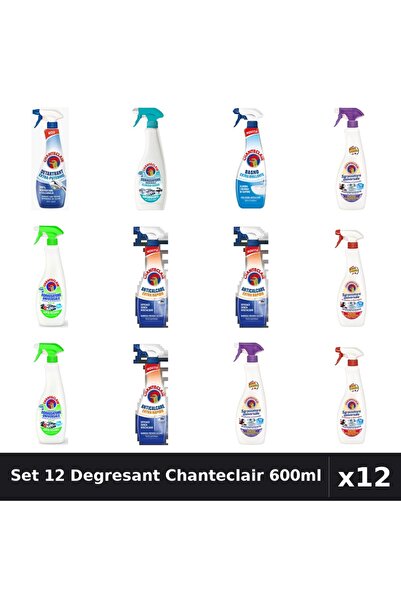Chanteclair Set 12 Degresant Universal 600ml - Anti-Miros, Extra Puternic, Ex...
