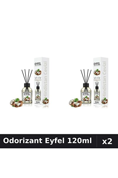 Eyfel Set 2 Odorizant Camera Betisoare Nuca De Cocos 120ml - Parfum Intens