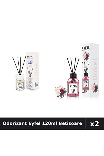 Eyfel Set 2 Odorizant Camera Betisoare 120ml - Orhidee, Bouquet - Parfum Intens