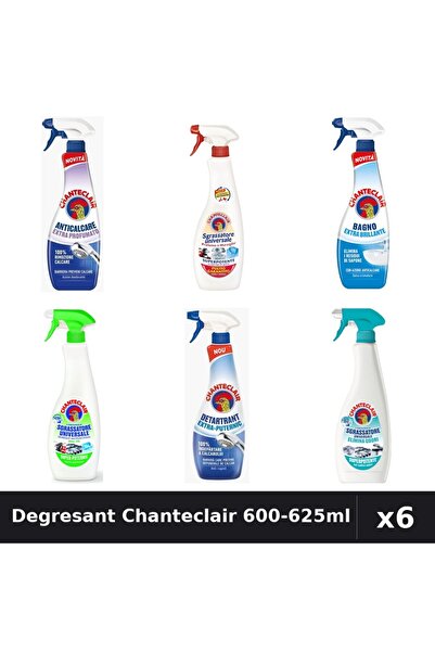 Chanteclair Set 6 Degresant Universal 600-625ml - Marsilia, Lămâie, Anti-Miro...