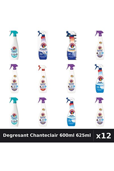 Chanteclair Set 12 Degresant Universal 600ml 625ml - Lavanda, Marsilia, Antic...