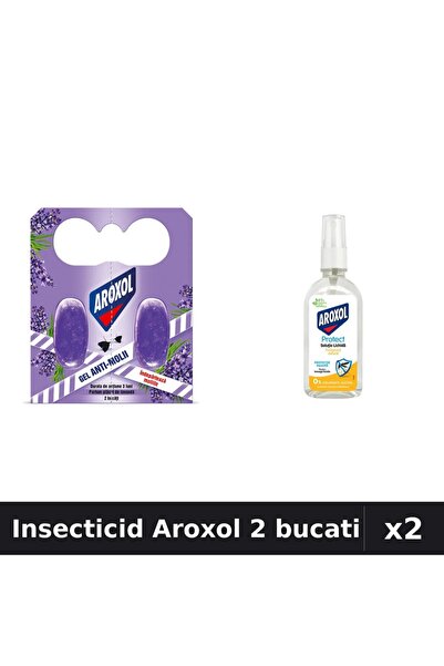 Aroxol Set 2 Insecticid - Pastile Anti-Insecte + Loțiune Repelent 85ml