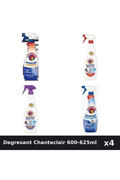 Chanteclair Set 4 Degresant Universal 600-625ml - Anticalcar, Marsilia, Mosc Alb