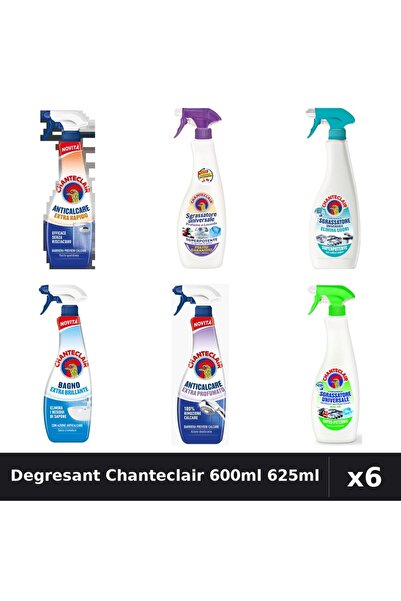 Chanteclair Set 6 Degresant Universal 600ml 625ml - Lavanda, Lamaie, Anti-Miros