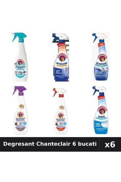 Chanteclair Set 6 Degresant Universal 600ml-625ml - Anti-Miros, Marsilia, Mos...