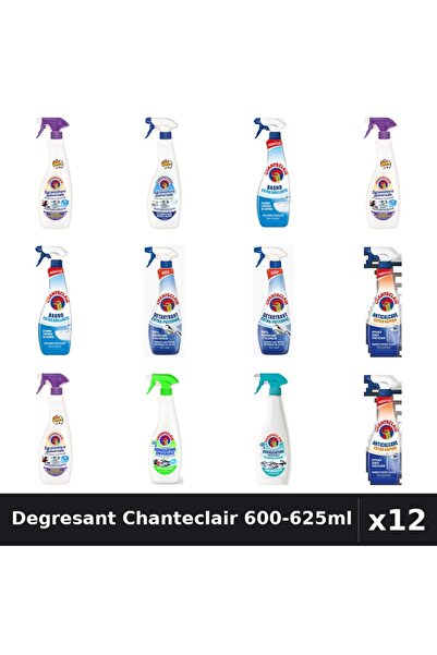 Chanteclair Set 12 Degresant Universal 600-625ml - Lavanda, Bicarbonat, Lămâi...