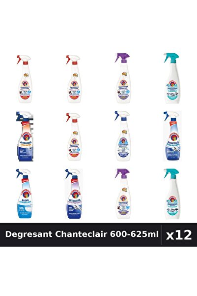 Chanteclair Set 12 Degresant Universal 600-625ml - Marsilia, Mosc, Bicarbonat...