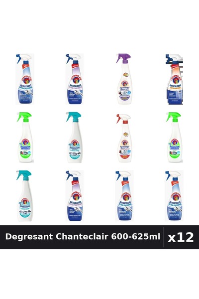Chanteclair Set 12 Degresant Universal 600-625ml - Lavanda, Lamaie, Marsilia,...
