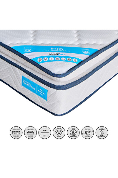 Home Box SleepEase iFirm Pillow Top Foam Extra Firm King Mattress - 180x200x23cm