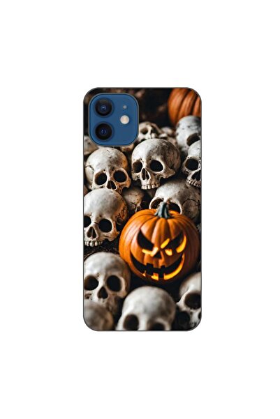 OEM Husa compatibila cu Apple iPhone 12 Silicon Gel Tpu Model Halloween Patte...