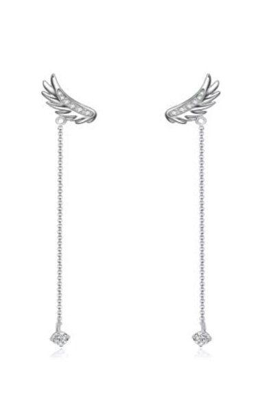 myadore Angel Wings Earrings made of 925 Silver with Zirconia