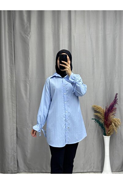 moda acar Tunic with Ribbed Detail