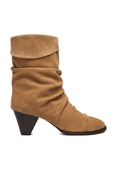 BADURA Botine de damă bej