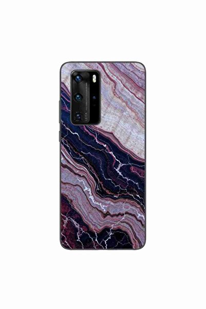 OEM Husa compatibila cu Huawei P40 Pro Silicon Gel Tpu Model Amethyst Sand Ma...