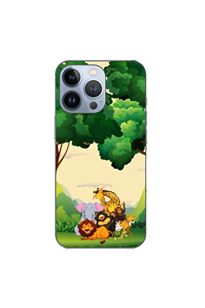 OEM Husa compatibila cu Apple iPhone 13 Pro Silicon Gel Tpu Model Jungla cu A...