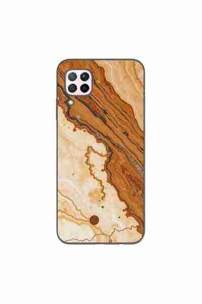 OEM Husa compatibila cu Huawei P40 Lite Silicon Gel Tpu Model Caramel Marble ...