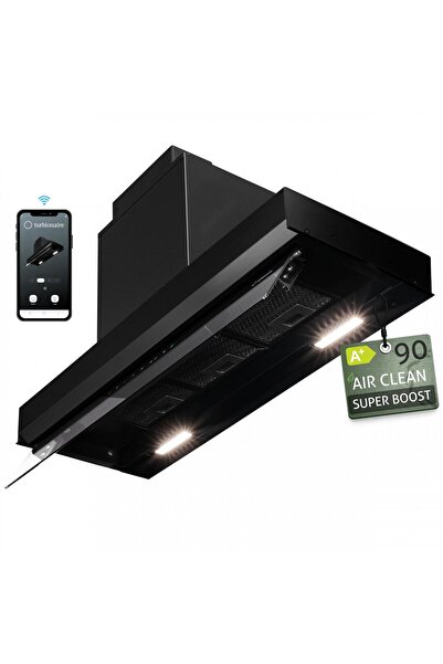 Turbionaire Enia 90 Plus TNP90BB built-in hood, 800 m³/h, Brushless motor, Wi...