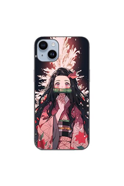 OEM Husa compatibila cu Apple iPhone 14 Plus Silicon Gel Tpu Model Demon Slay...