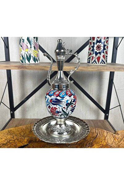 Çini Evi Thank You and Appreciation Gift – Silver Plated Iznik Tile Teapot Set